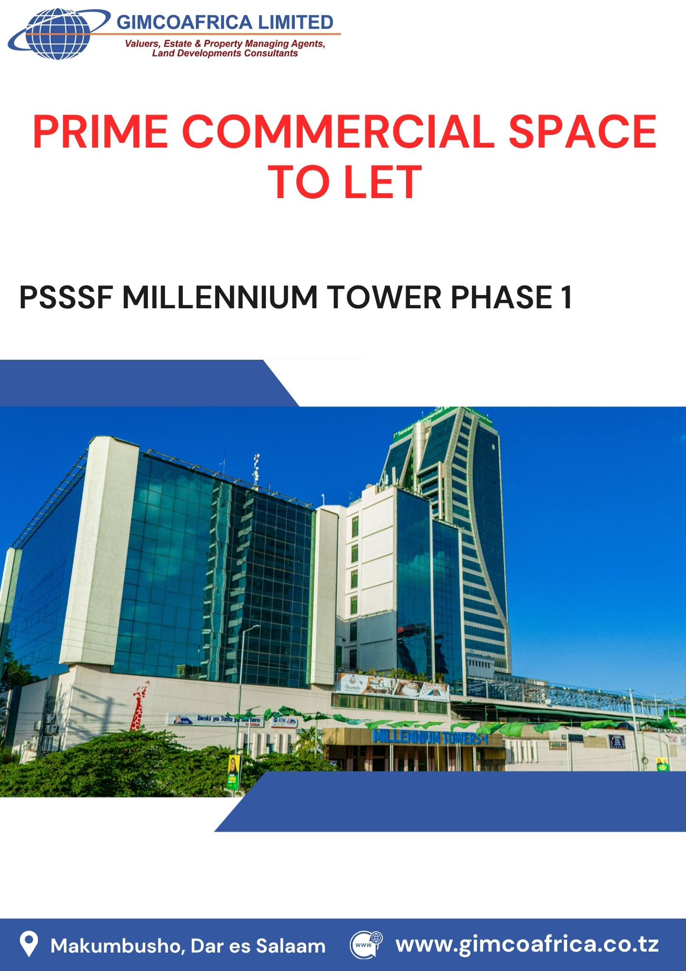 1. SPACE TO LET MILLENIUM TOWER